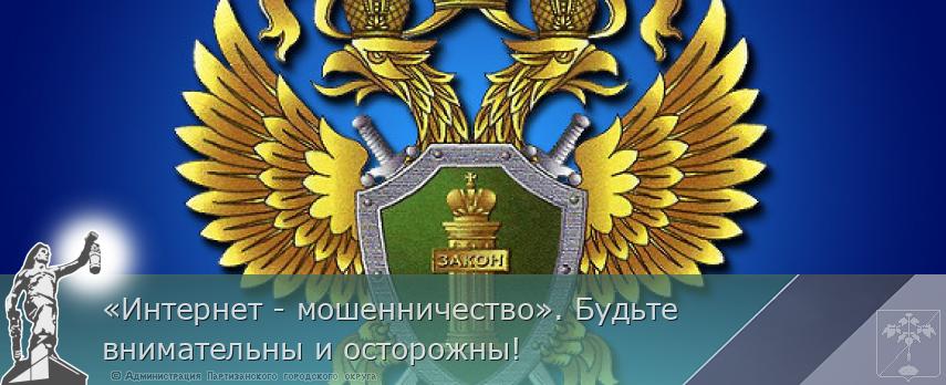 «Интернет - мошенничество». Будьте внимательны и осторожны!